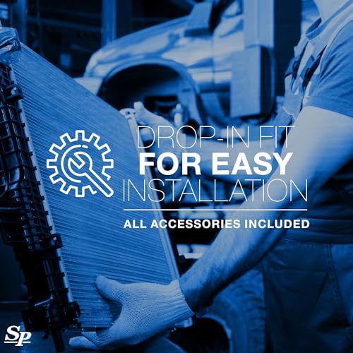 Spectra Premium CU1693 Radiator, with EOC and TOC, Compatible With Chevrolet and GMC
