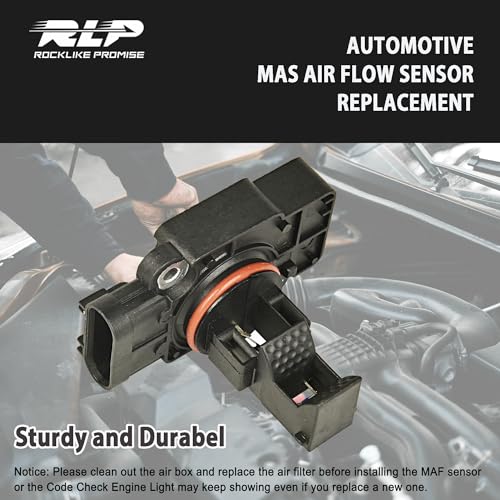Mass Air Flow Sensor MAF Sensor Compatible with Cadillac CTS Escalade Chevy Avalanche Silverado Suburban Tahoe GMC Sierra Yukon XL 1500 2500 Replaces 10393948 23256991