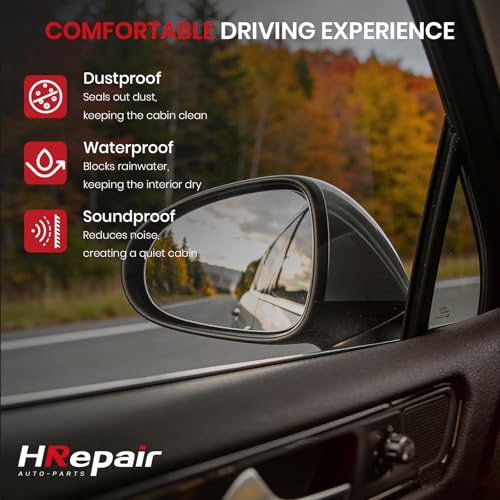 HRepair Weatherstripping Seal Kit,Window Molding Trunk Seal Weatherstripping Kit,fits for Chevy Monte Carlo 1983-1988丨Replaces#128555(9-PCS)