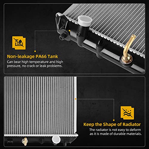 DWVO Radiator Compatible with 1997-2001 Camry 2.2l L4, Compatible with 1999-2001 Solara 2.2L L4 4Cyl DWRD1017