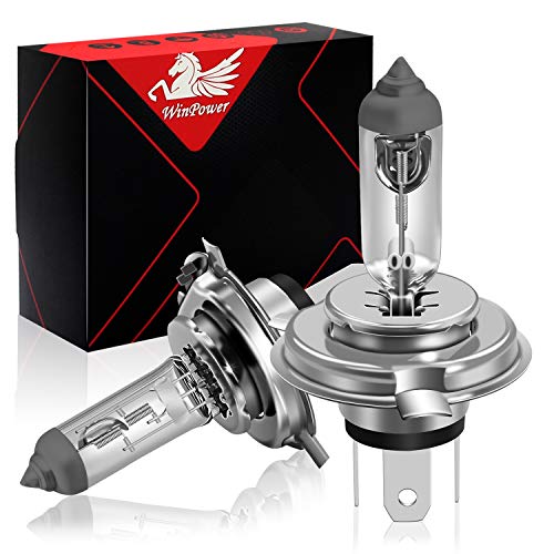 WinPower H4 HB2 Halogen Bulbs 60/55W, Pack of 2