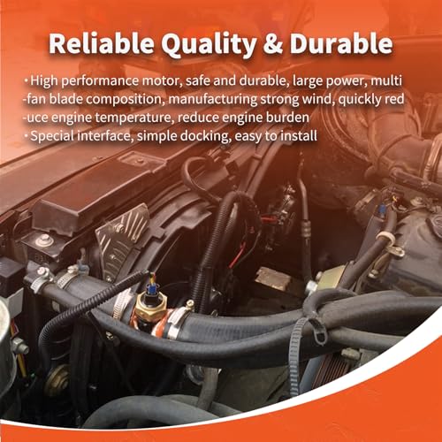 labwork Radiator Cooling Fan Replacement for Nissan Altima 2007-2018 Replacement for Nissan Maxima 2016-2021 21481JA000