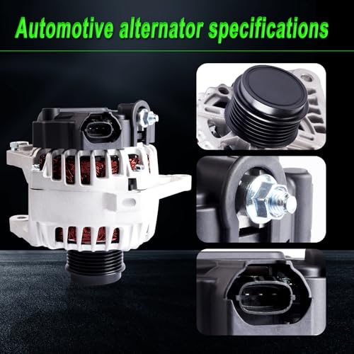 SHICHU Alternator Compatible with 2011-2017 Elantra 2012-2013 Soul 2014-2016 Forte 1.8L 2.0L L4 Replace for 11610 373002E200 2610428