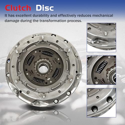 Thomletha 6DCT250 DPS6 Transmission Dual Clutch Fork Kit Replacement for Focus Fiesta 2012-2019