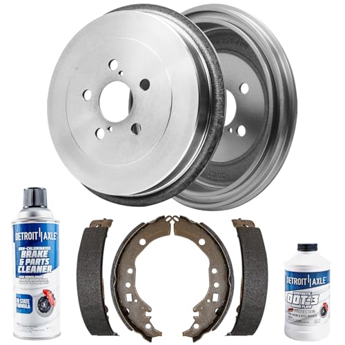 Detroit Axle - Rear Brake Kit for 2009-2019 Toyota Corolla 2010 2011 2012