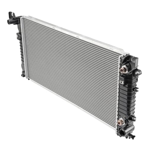 Torchbeam Replacement Engine Radiator for 2016-2018 Silverado 1500 5.3L, 2016-2018 Sierra 1500 5.3L, 2016-2017 Tahoe, 2016-2017 Suburban, Transmission Oil Cooler Included CU13723
