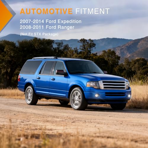 Nilight Fog Lights Assembly Compatible with 2007 2008 2009 2010 2011 2012 2013 2014 Ford Expedition 2008-2011 Ranger(Not Fit STX Package) w/H10 12V 42W Bulbs Clear Lens