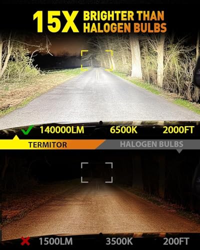 Termitor High Performance H11 9005 Fog Light Bulbs Combo