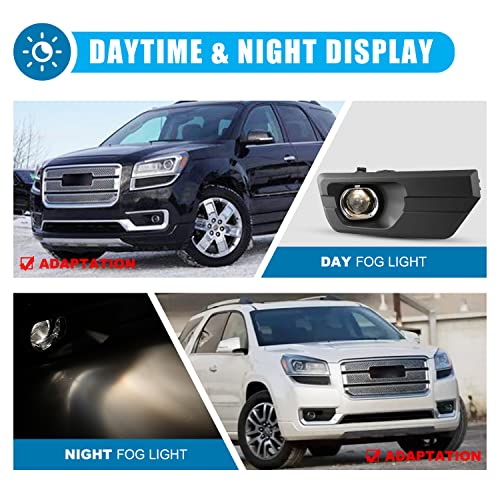 CPW Fog Lights Assembly for 2013-2016 GMC Acadia Driver & Passenger Side