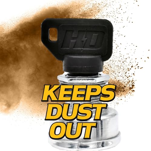 HD Switch Ignition Switch fits John Deere Gator 4x2 4x4 6x4 SR95 Military CS CX TH TS TX RSX XUV RSX850i RSX860i XUV620i XUV625i XUV825i XUV850D - Sport Turf E-Gator HPX - 3 Keys & Free Carabiner