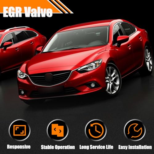 EGR Valve EGV1025 Replacement for Ford Escape Focus Fusion Transit Connect, for Mazda 3 5 6 CX-7 Tribute, for Mercury Mariner Milan, EGR Valve Exhaust Gas Recirculation Valves Replace OE# 1S7Z9D475A