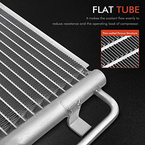 A-Premium Air Conditioning A/C Condenser Compatible with 2005-2012 Toyota Tacoma 2.7L 4.0L, Replace# 8846004210