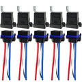 irhapsody 4-pin 80/60AMP 12VDC Waterproof Relay Kit, SPST Automotive Relays, Pack of 5