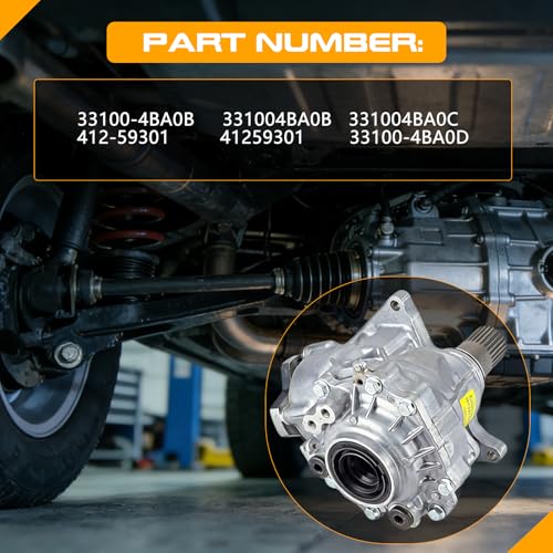 33100-4BA0B Transfer Case Assembly Fit for Nissan Rogue CVT 2.5L L4 - Gas 2014-2020 Replaces 331004BA0B 331004BA0C 412-59301 41259301 33100-4BA0D