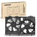 A-Premium Engine Radiator Cooling Fan Assembly Compatible with Select Toyota & Lexus Models - Sienna 2011-2016, RX350 2010-2015, fits with Trailer Tow Package - Replace# 163610P180, 163610P440