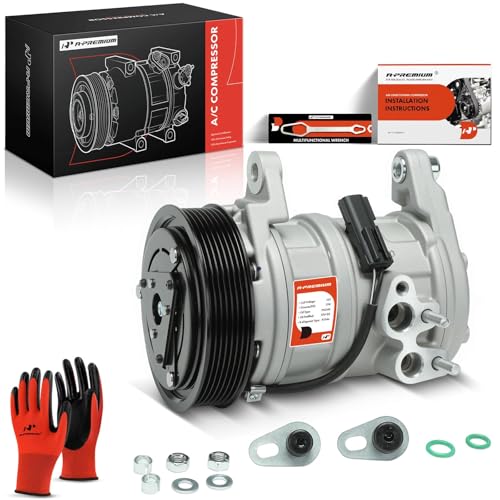 A-Premium Air Conditioner AC Compressor with Clutch Compatible with Dodge Ram 1500 2500 3500 5.7L 2003-2008