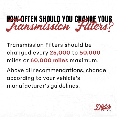 Doc's Diesel Transmission Filter Kit DF209 | Compatible with Chevrolet/GMC 6.6L Duramax 2500HD/3500HD 2001-2019 | Replaces 29539579