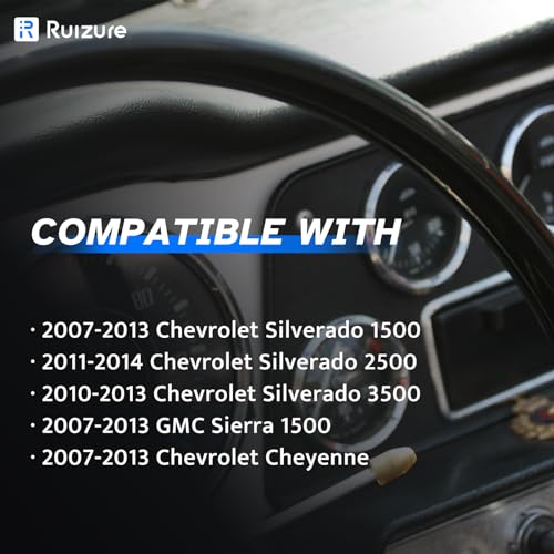 Rear ABS Wheel Speed Sensor Left Right fit for 07-13 Chevy Silverado 1500 2500 3500 Cheyenne, GMC Sierra 2007 2008 2009 2010 2011 2012 2013, Driver Passenger Side, ALS1757, 2pcs