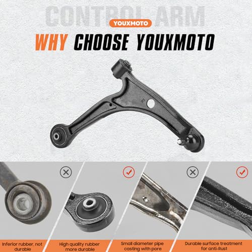 Front Lower Control Arms Suspension Kits Ball Joint Assembly Fit for Acura MDX 2001-2005, Fit for Honda Pilot 2003-2005, 8PCS
