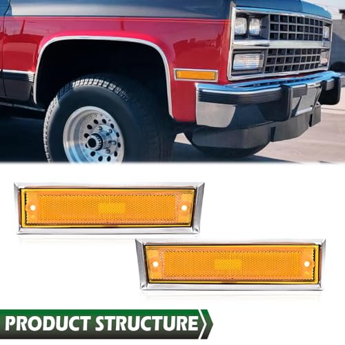 GRAND ORANGE Marker Lights Fit Blazer/Jimmy/Suburban C/K R Truck 1981-1991