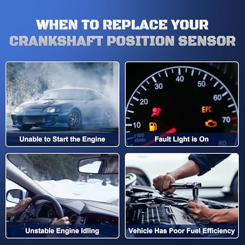 Engine Crankshaft Position Sensor PC920 Compatible with 2010-2017 Chevy Equinox Impala Traverse Camaro GMC Terrain Acadia Cadillac ATS CTS SRX XTS Buick Enclave Lacrosse V6 3.0L 3.6L