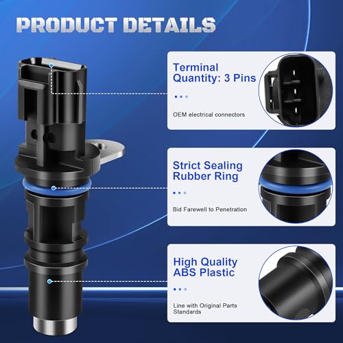 917-705 Cam Camshaft Position Sensor Compatible with Dodge Ram 1500 Dakota Durango Charger Jeep Grand Cherokee Liberty 2000 2001 2002 2003 2004 2005 2006 2007 Replaces 299810282, 235-1232, 5073599AA