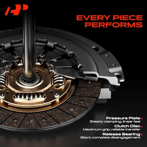A-Premium Transmission Clutch Kit Set Compatible with Jeep Wrangler 2007-2011 3.8L, Liberty 2002-2004 3.7L