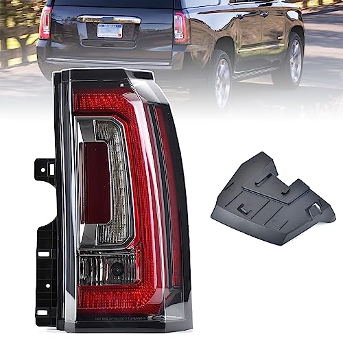 Goopool Tail Lights Assembly Compatible with GMC Yukon XL 2015 2016 2017 2018 2019 2020 LED Right Passenger Side Taillight Brake Turn Signal Assembly With Bulb Replaces 23380460 84536243 GM2801268