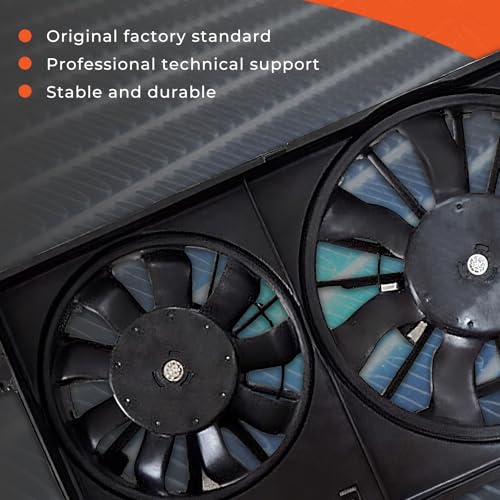 labwork Radiator Cooling Fan Replacement for Chevrolet Malibu 2004-2012 Replacement for Pontiac G6 2005-2010 620610