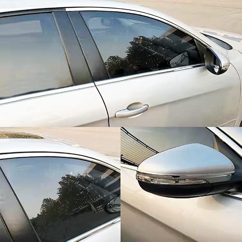 16Ft Chrome Silver Automotive Car Exterior and Interior Molding Trim Universal Bumper Window Door Body Side Decorative Strip Scratch-Proof (1 inch (25mm))
