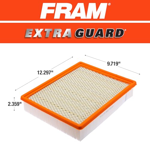 FRAM Extra Guard CA8755A Replacement Engine Air Filter for Select Cadillac, Chevrolet, and GMC Models, Provides Up to 12 Months or 12,000 Miles Filter Protection