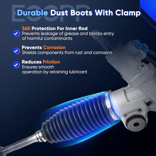 ECCPP Hydraulic Complete Power Steering Rack and Pinion Assembly For Toyota Avalon 2005-2012 For Toyota Camry 2002-2006 For Lexus ES300 2002-2003 For ES330 2004-2006 For ES350 2007-2012 97-2630