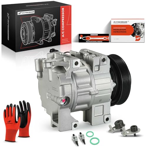 A-Premium A/C Compressor with Clutch Compatible with Nissan Altima 2.5L 2007-2012, Sentra 2.5L 2007-2012