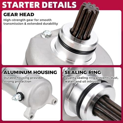 Electrical Starter for Polaris Sportsman 500 325 330 335 425 400 450 Ranger 500 Magnum Trail Boss Big Boss ATP Scrambler Starter HO 1995-2014 3090188 3084981