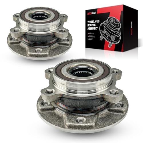 Torchbeam 513444 Front Wheel Bearing & Hub Assembly Compatible with 2017-2022 Jeep Compass, 2015-2021 Jeep Renegade, 2016-2020 Fiat 500X, Wheel hub Assembly 2pcs