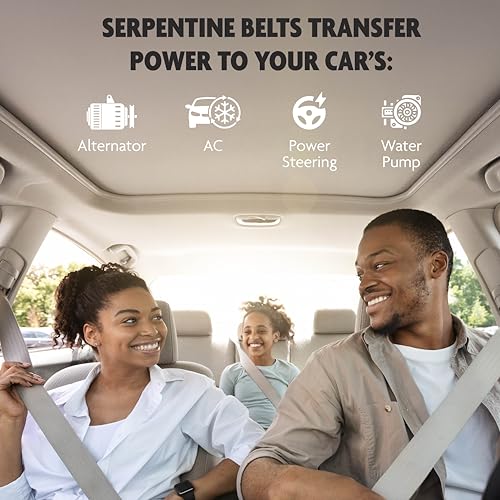 Top Drive, 6PK2135, Premium Engine EPDM Serpentine Belt, 84.61" Length