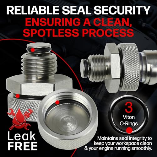 Votex - Made in USA - M14x1.5MM Quick Easy Valve No Mess Oil Drain Plug, Stainless Steel, for Acura, Audi, Chevrolet, Chrysler, Dodge, Fiat, Ford, Honda, Hyundai, Jeep, Kia + More