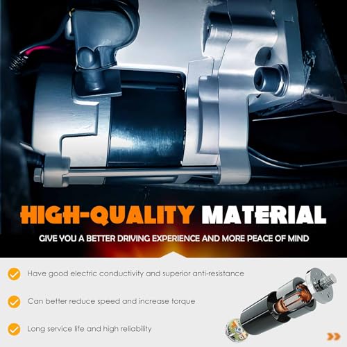 17841N Starter 1.8L Fit for Toyota Corolla 03-08, for Matrix 03-08 1.8L, for Pontiac Vibe 2003-2008 1.8L, 2003 2004 2005 2006 2007 2008 03 04 05 06 07 08, 17382, 17432, 4280001311, 428000-0340