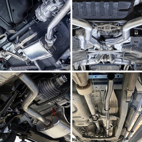 A-KARCK 4'' Muffler Replacement Pipe, Straight Exhaust Pipe 4'' Stainless Steel 30" Long Mandrel Exhaust Tube