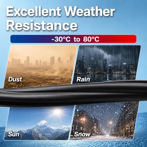 HIMARKLIF Roof Drip Molding Weatherstrip, Car Roof Seal Strip Compatible with Toyota Camry 2012-2017 Replace # 75555-06080 75555-06100 75556-06080 75556-06100 (Left & Right Side)