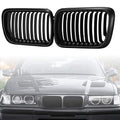 Heart Horse Front Kidney Grill Grille Fits for BM w 3 Series E36 M3 Coupe Sedan 318i 318is 323i 323is 325i 325is 328i 328is 1997 1998 1999 Car Front Bumper Sport Grille Matte Black