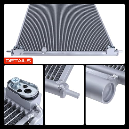 A-Premium Air Conditioning A/C Condenser Compatible with 2005-2010 Honda Odyssey V6 3.5L, Replace# 80110SHJA01