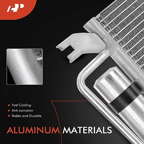 A-Premium Air Conditioning A/C Condenser Compatible with Chevrolet Venture 2001-2005, Uplander & Buick Rendezvous, Terraza & Oldsmobile Silhouette & Pontiac Aztek, Montana & Saturn Relay