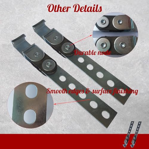 2Pcs Universal Exhaust Hanger Open End Swivel Muffler Hanger Bracket