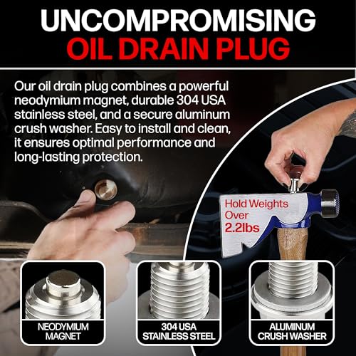 M14x1.5MM Magnetic Engine Oil Drain Plug High-Temperature Neodymium Magnet