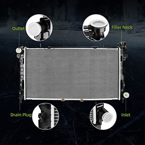 AUTOSAVER88 Radiator Compatible with 2005-2007 Chrysler Town & Country Dodge Grand Caravan 3.3L 3.8L V6 ATRD1055