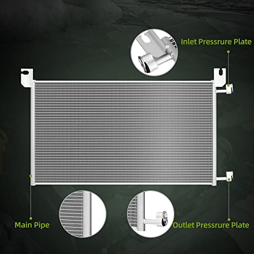 AUTOSAVER88 A/C Air Conditioning Condenser Compatible with 1995-2014 Chevrolet Silverado GMC Sierra 1500 2500 3500 Avalanche Suburban Avalanche1500 2500 3500 2002-2014 Cadillac Escalade Tahoe Yukon XL