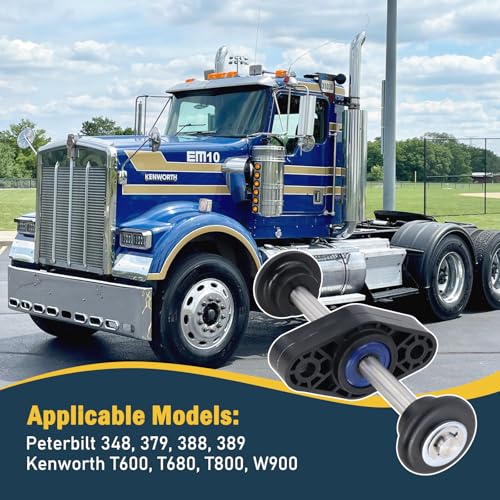 M136109K Exhaust Mount Bushing Kit Fit for Peterbilt 348 379 388 389 & Kenworth T600 T680 T800 W900, Replaces # M13-6001 M13-1009