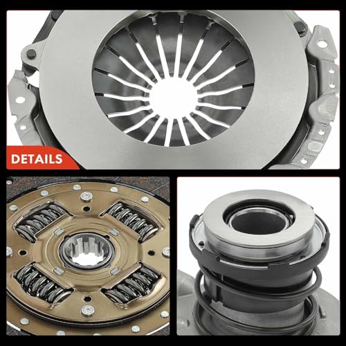 A-Premium Transmission Clutch Kit Set Compatible with Chevrolet Blazer 1996-2005, C1500/K1500 1996-1998, P30 1996-1999, S10 1996-2004 & GMC C1500/K1500 1996-1998, Jimmy, P3500, Sonoma & Isuzu Hombre