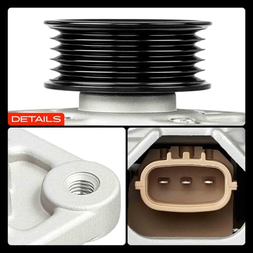 A-Premium Alternator Compatible with Subaru Impreza 2004-2010, Forester 2006-2010 & Saab 9-2X 2006, 2.5L, 12V 90A 5-Groove Pulley Clockwise, Replace# 23700AA380, 23700AA420, 23700AA540, A002TB3091